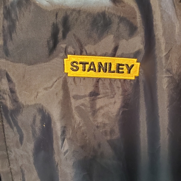 Vintage Mens XL Stanley 100% Nylon Bomber Jacket Made In USA Auburn Sportswear - Picture 2 of 6